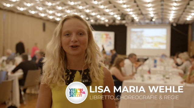 Lisa Maria WehleRegisseurin und Choreografin von VISION EUROPA – DAS MUSICAL