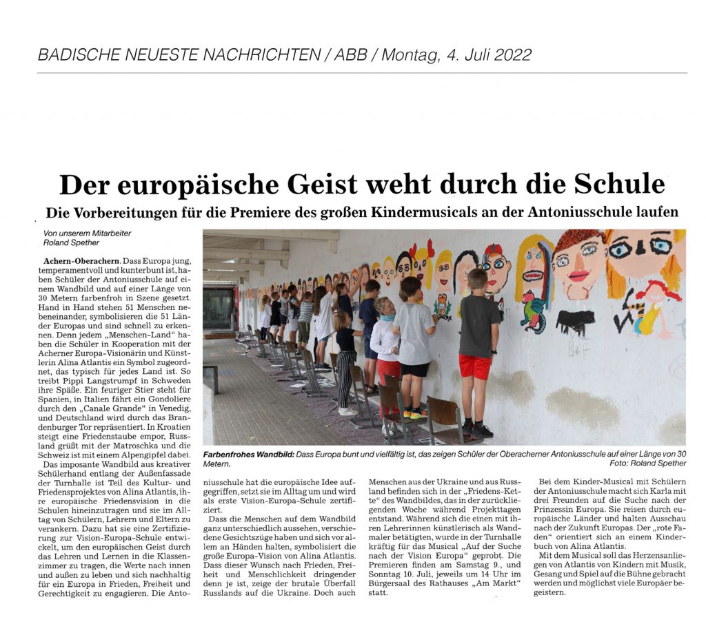 2022-07-04_BADISCHE NEUESTE NACHRICHTEN:ABB _Der europäische Geist weht durch die Schule