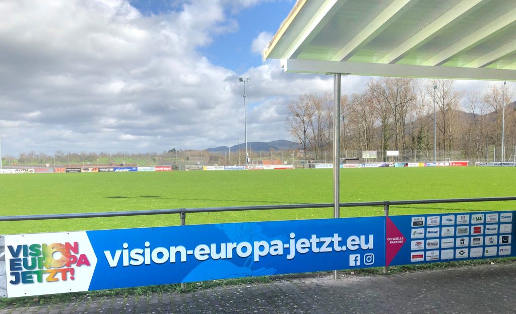SVO Sportplatzbande VISION-EUROPA-JETZT!
