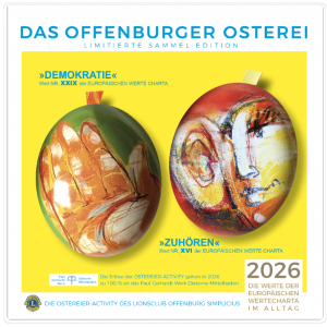 »Demokratie« und »Zuhören« sind die 2 neuen Werte-Motive auf 2000 Ostereiern