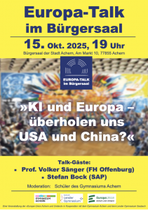 1. Europa-Talk im Bürgersaal